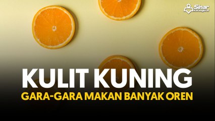 Kulit kuning gara-gara makan banyak oren
