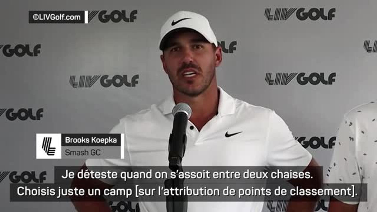 LIV Golf - Koepka et DeChambeau accusent l'OWGR de faire du surplace dans le conflit des points