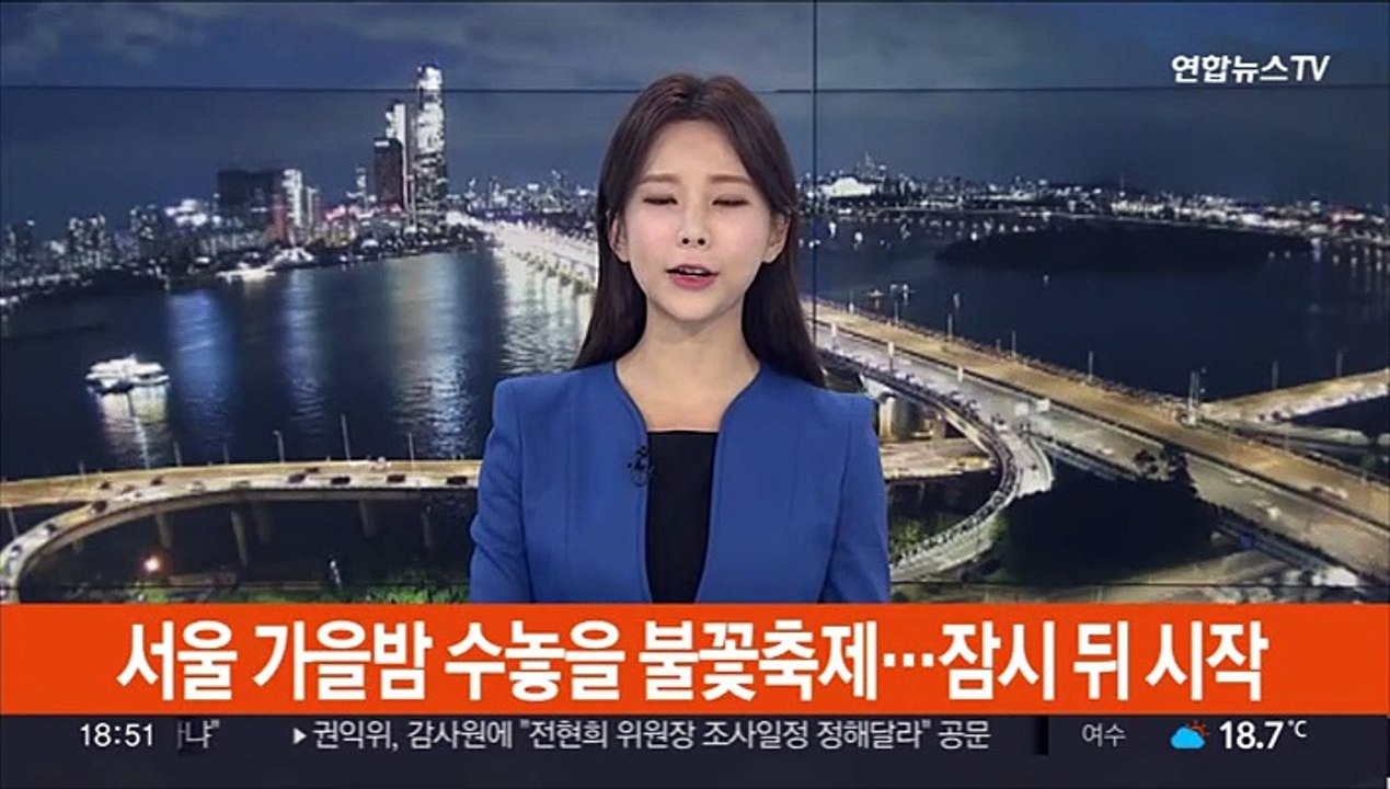 서울 가을밤 수놓는 불꽃축제…잠시 뒤 시작