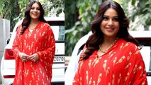 Bipasha Basu Baby Bump in Red Kaftan Dress, Baby की Shopping करती... | Boldsky *Entertainment
