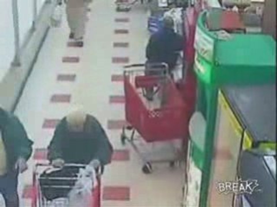 Old Lady Craps in Store