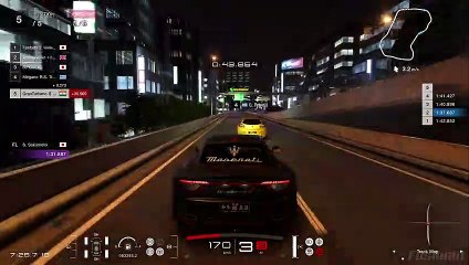 (PS5) Maserati GrandTurismo S '08 - Tokyo Expressway Central Clockwise - Gran Turismo 7