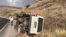 Adıyaman haber | Adıyaman'da minibüsün devrilmesi sonucu 3 kişi yaralandı