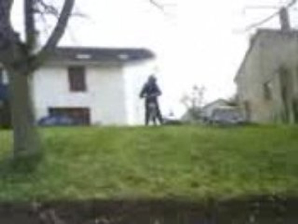 Le saut en velo