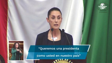 “¡Presidenta!”, gritan a Claudia Sheinbaum en Congreso