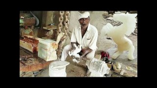 incredible worker -- horse make in marble -- Beautiful white horse