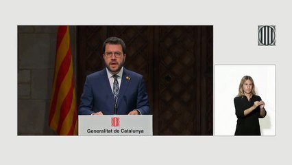 ️ Discurso de Aragonès tras la salida de Junts del Govern
