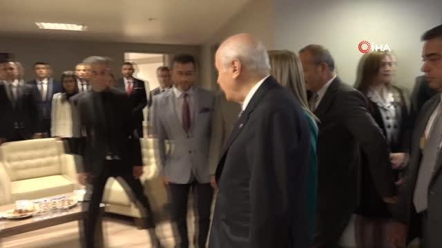Devlet Bahçeli, Siyaset ve Liderlik Okulu 18. Dönem Eğitim ve Öğretim Yılı Açılış Töreni'nin ardından basın mensuplarına açıklamalarda bulundu