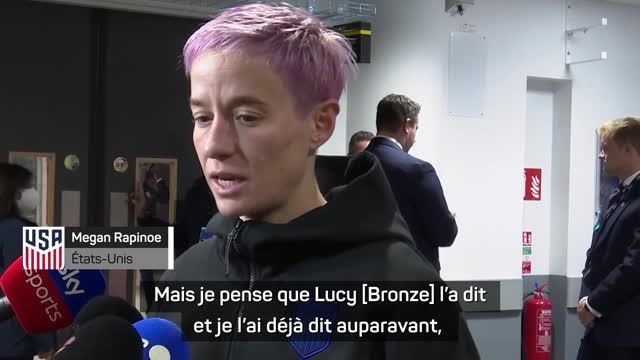 États-Unis (F) - Rapinoe sur le rapport Yates : Certaines choses sont plus importantes que le football