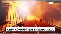 Kırım'ı Rusya'ya Bağlayan Köprüde Patlama! Ukrayna'dan İlk Açıklama: Bu Daha Başlangıç - TGRT Haber