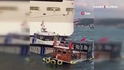 Boğaz'da can pazarı! Çevredekiler o anları kaydetti