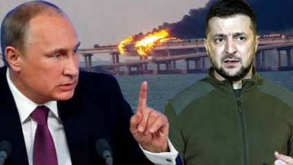 Kırım Köprüsü saldırısıyla ilgili bomba iddia: Rusya intikam için bu gece Kiev'i bombalayacak