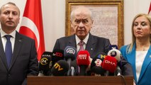 Devlet Bahçeli’den erken seçim açıklaması