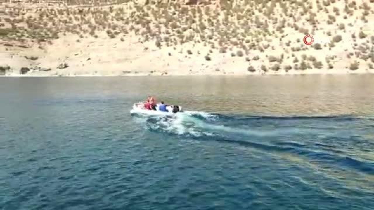 Diyarbakır haberleri: Diyarbakır AFAD Sualtı Arama Kurtarma ekiplerinden Eğil Barajı'nda aksiyon dolu boğulma tatbikatı