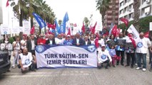 İzmir haberi: İzmir'de Öğretmenlik Meslek Kanunu Protestosu: 