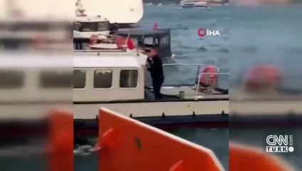 Deniz polisi imdatlarına yetişti