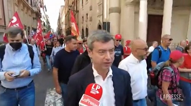 Cgil in piazza, Andrea Orlando: “Nuovo corso Pd parte anche da qui”
