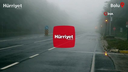 Bolu Dağı’nda yoğun sis etkili oluyor