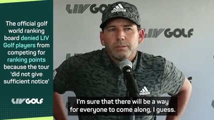 Ranking board 'must see LIV Golf as a threat' - Garcia