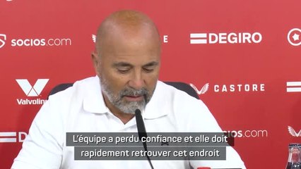 Séville - Sampaoli : "Être conscient que nous avons de grands footballeurs pour renverser la situation"