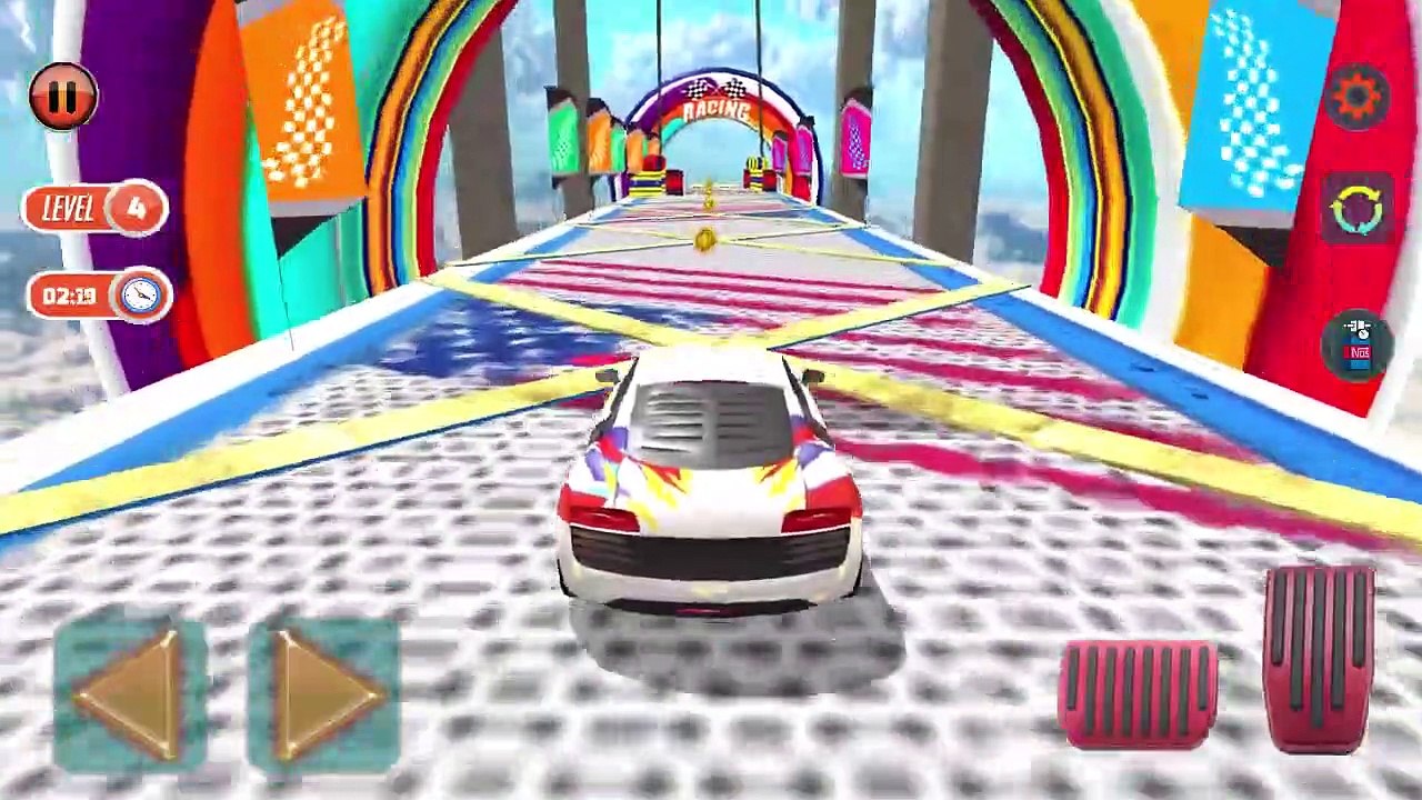 Real Car Stunt Game: Mega Car V2 - Crazy Car Stunts Game - Android GamePlay