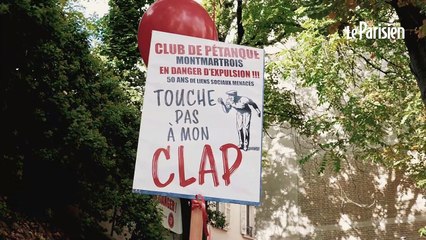 Le club de pétanque de Montmartre ne veut pas se faire déloger de son paradis