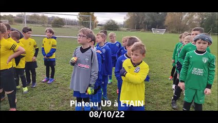 VIDEO plateau U9 interdistrict à ETAIN (08/10/2022)