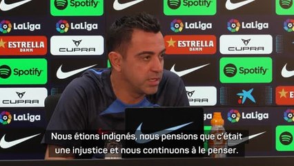 Barcelone - Xavi : "Le match contre l'Inter ? C'était une injustice"