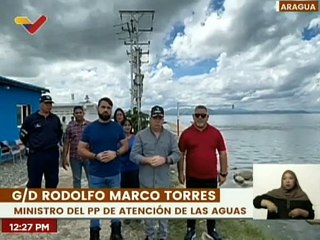 Aragua | Min. Rodolfo Marco Torres inspecciona sistema hídrico del municipio Girardot
