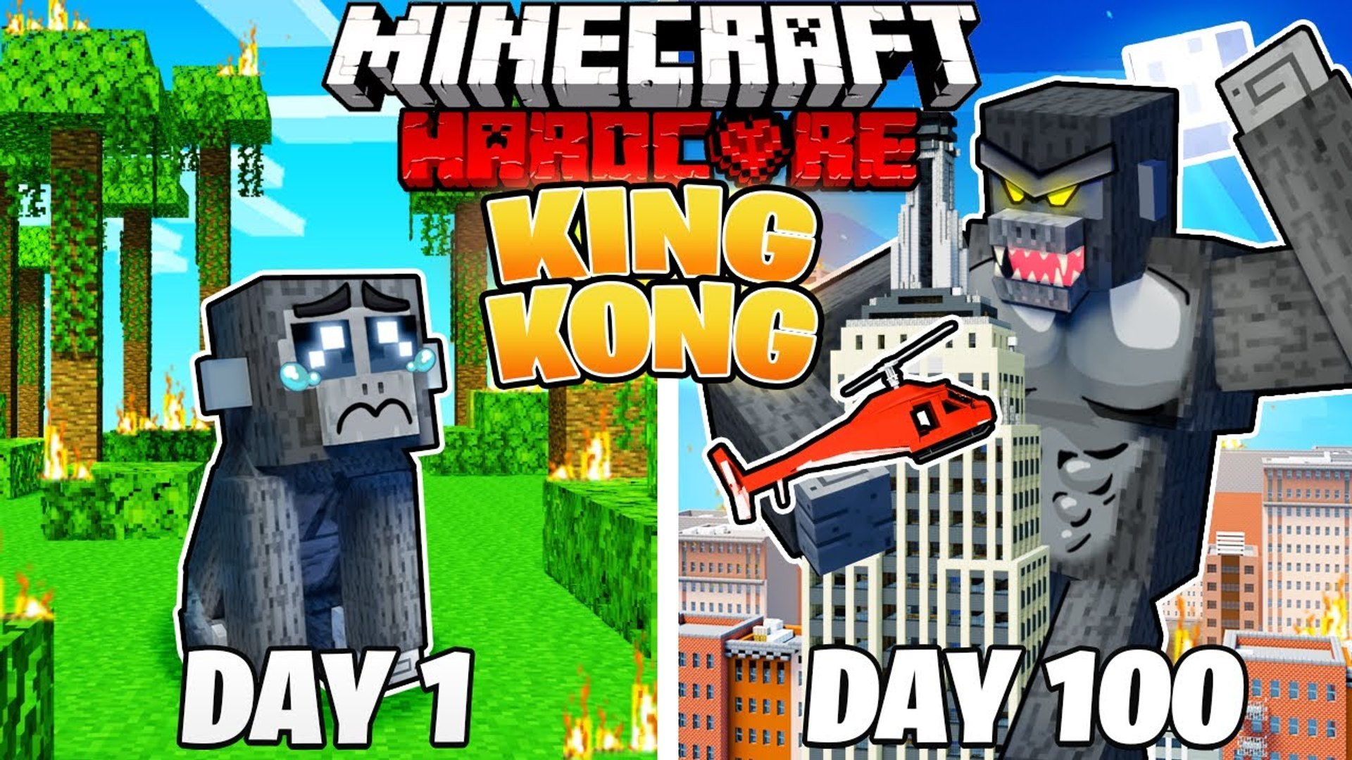 I Survived 100 DAYS as BOXY BOO in HARDCORE Minecraft! - video Dailymotion