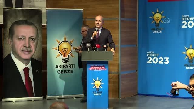 Kocaeli haberleri! Kurtulmuş, AK Parti Gebze İlçe Danışma Meclisi Toplantısına katıldı