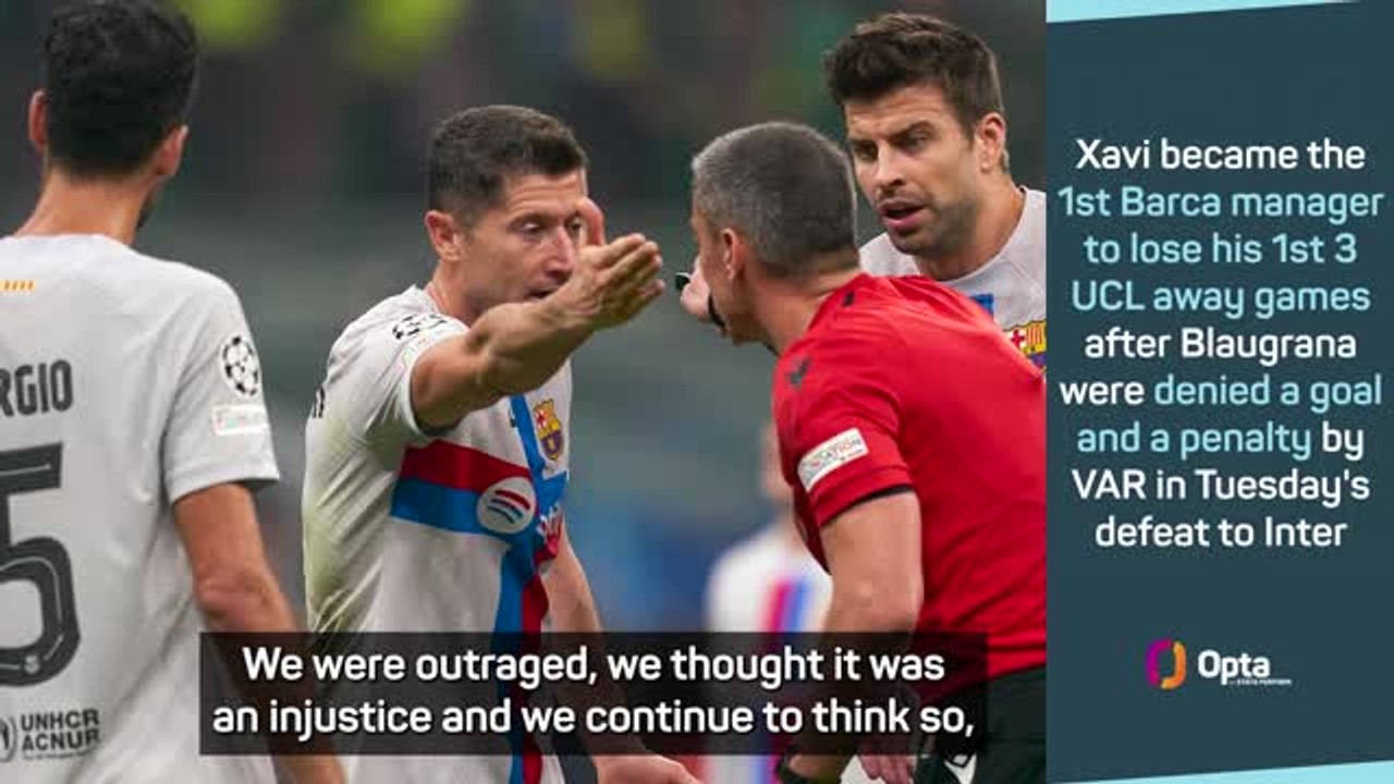Xavi looking ahead after 'outrageous' Champions League 'injustice'