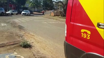 Casal se fere após cair de moto no Periolo