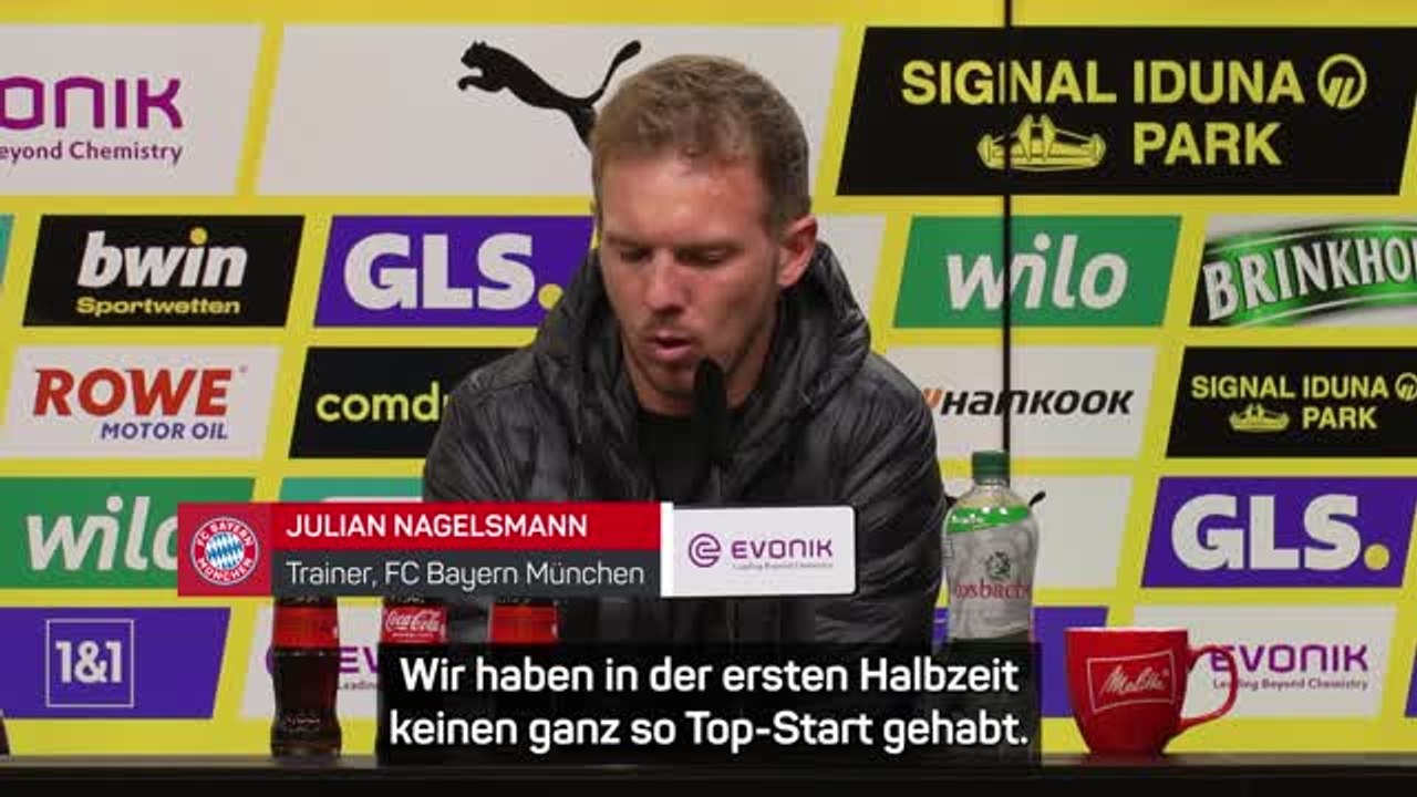 Nagelsmann nach Remis: 'Ärgerlich für uns'