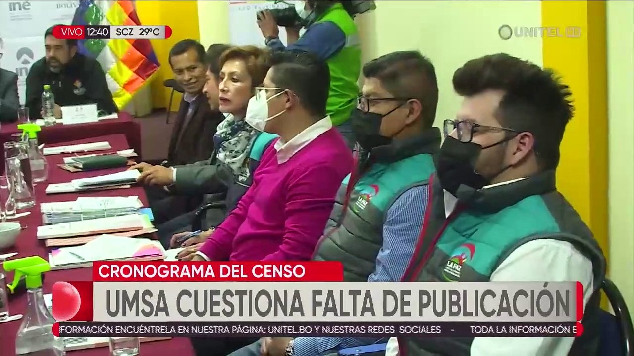 Rector de la UMSA cuestiona que no exista fecha del cronograma censal en Bolivia 