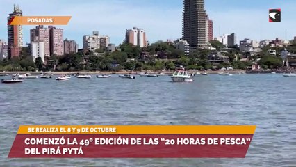 Comenzó la 49º edición de las “20 Horas de Pesca” del Pirá Pytá