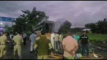 Al menos doce muertos en India tras incendiarse de un autobús en la ciudad de Nashik