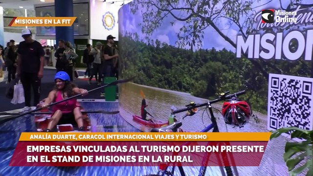 Empresas vinculadas al turismo dijeron presente en el Stand de Misiones en La Rural