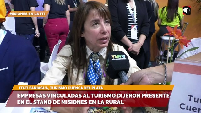 Empresas vinculadas al turismo dijeron presente en el Stand de Misiones en La Rural