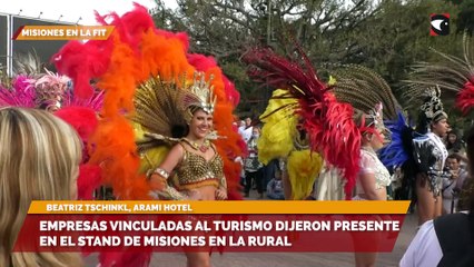 Empresas vinculadas al turismo dijeron presente en el Stand de Misiones en La Rural