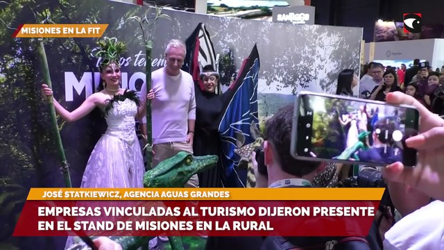 Empresas vinculadas al turismo dijeron presente en el Stand de Misiones en La Rural José Statkiewicz