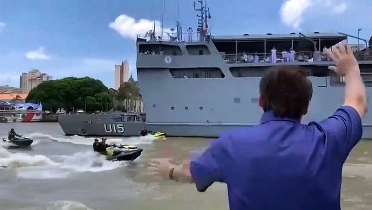 Bolsonaro participa da procissão fluvial do Círio de Nazaré