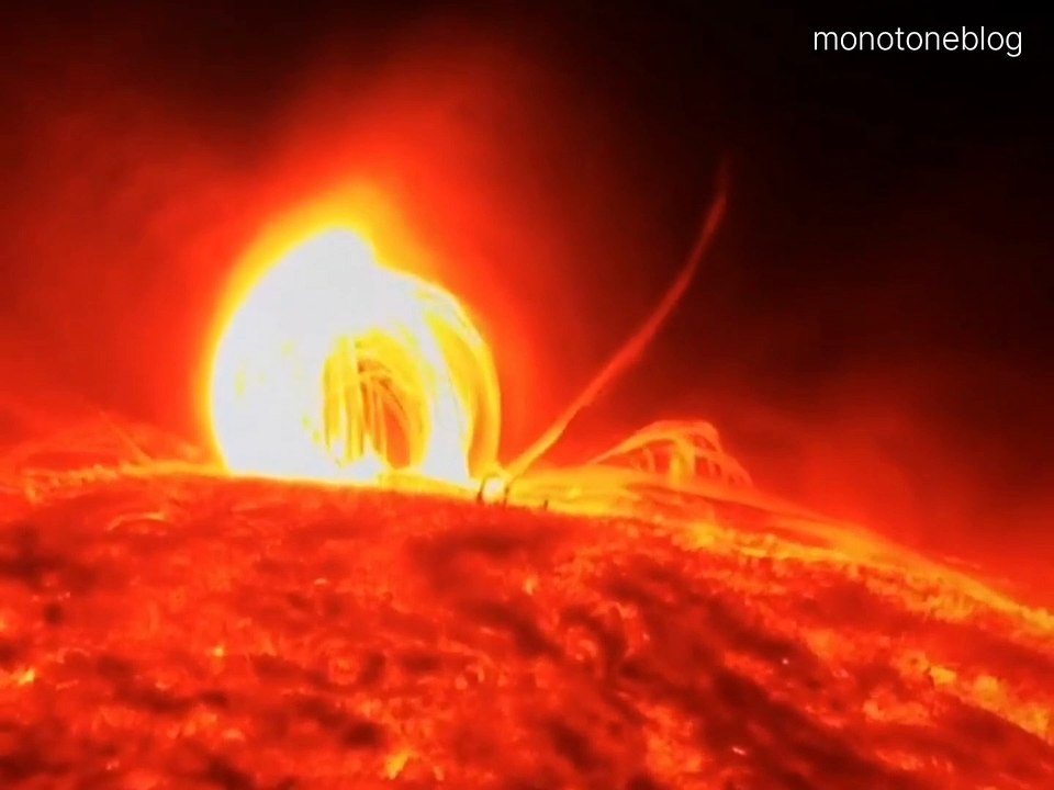 What causes solar flare?