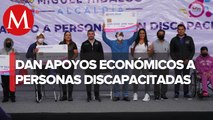 Alcaldía Miguel Hidalgo entrega apoyos económicos a personas con discapacidad
