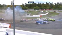 DTM Hockenheim 2022 Race 1 Restart 2 Massive Crash Preining Schumacher Cassidy Engel Poulsen Red Flag