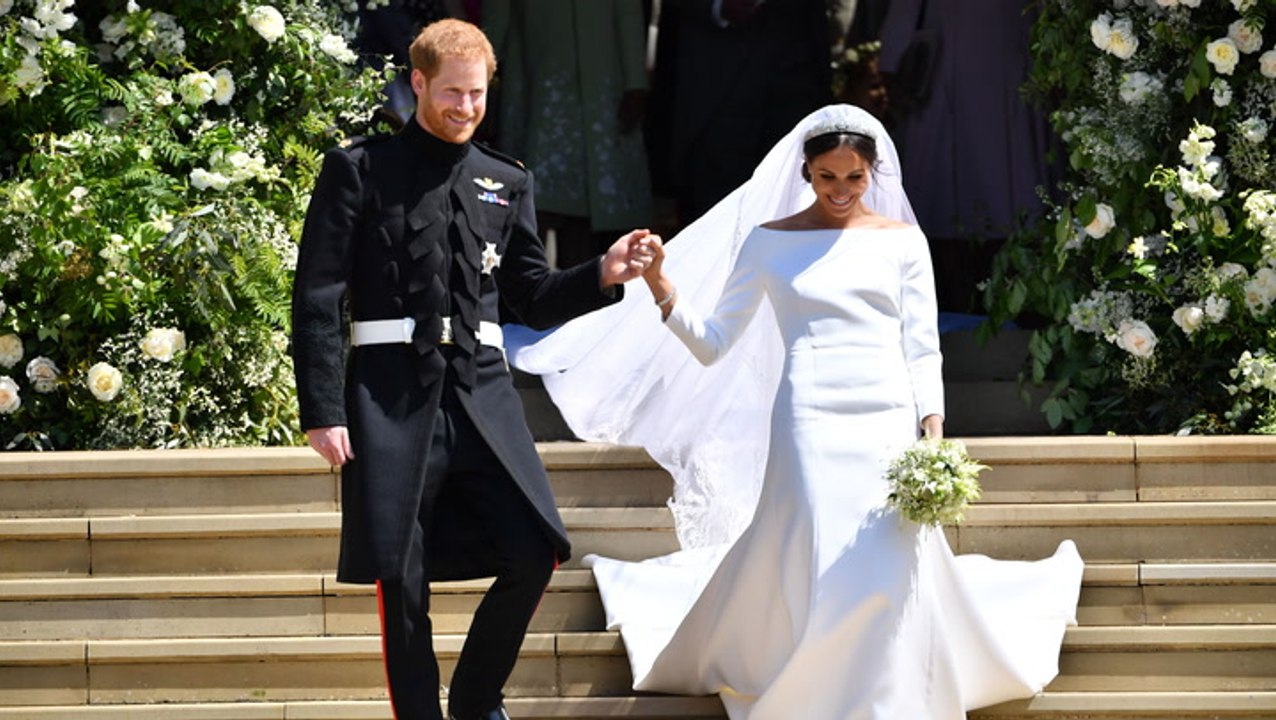 Herzogin Meghans weißes Hochzeitskleid: Queen war schockiert