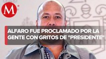 Enrique Alfaro gobernador de Jalisco es proclamado como 'presidente'