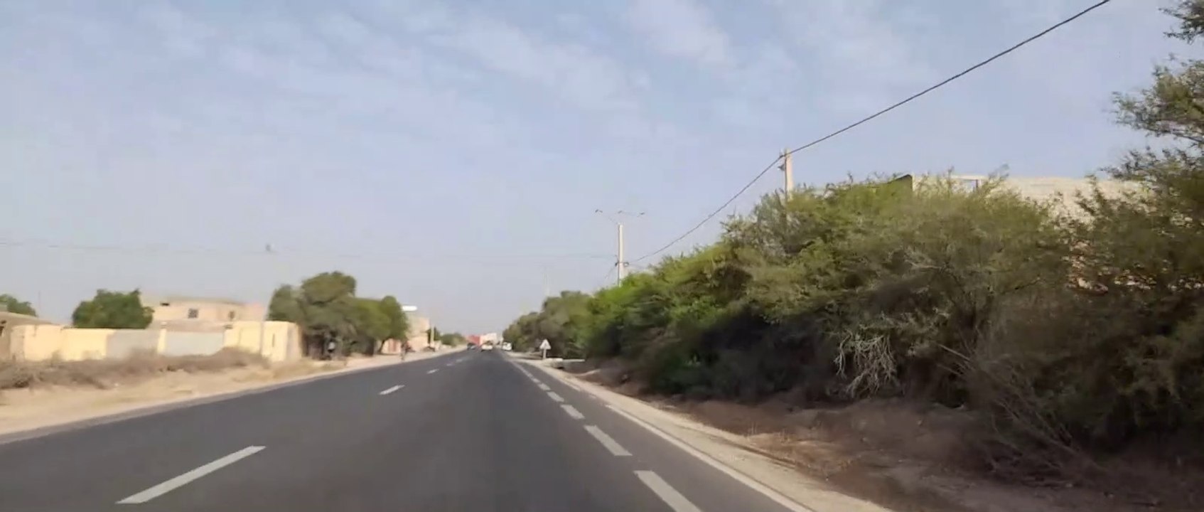 The motorway from Taroudant to Agadir, Morocco