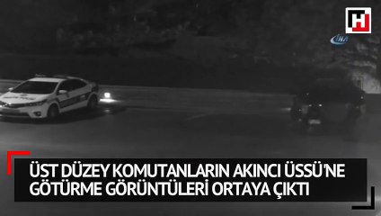 Üst düzey komutanların Akıncı Üssü'ne götürme görüntüleri ortaya çıktı