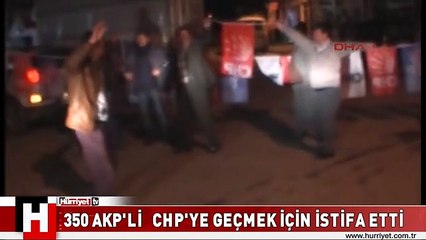 İHSANİYE'DE 350 AKP'Lİ CHP'YE GEÇMEK İÇİN İSTİFA ETTİ